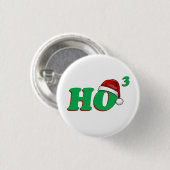 Ho 3-kerstHumor Ronde Button 3,2 Cm (Voorkant /achterkant)