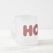 Ho 3 Nerdy grappige kerst Matglas Koffiemok (Voorkant links)