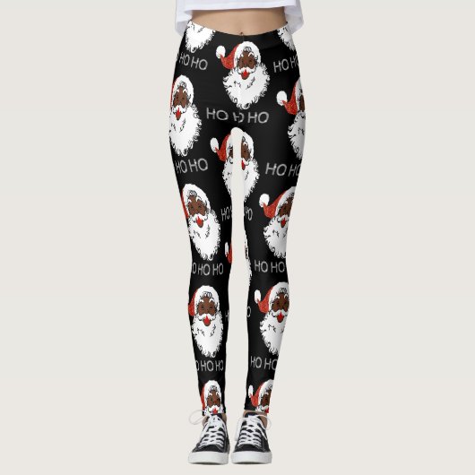 ho black santa leggings (Voorkant)