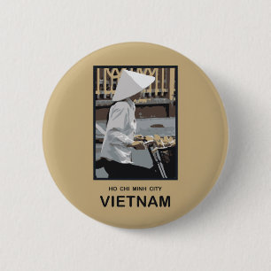 Ho Chi Minh City Vietnam Ronde Button 5,7 Cm
