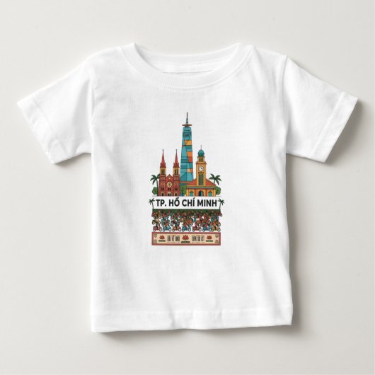 Ho Chi Minh City Vietnam Travel Long Sleeve T-Shir (Voorkant)