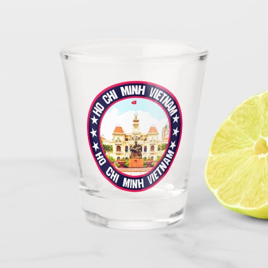 Ho Chi Minh Shot Glas (Voorkant)