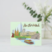 Ho Chi Minh Vietnam Briefkaart (Staand voorkant)
