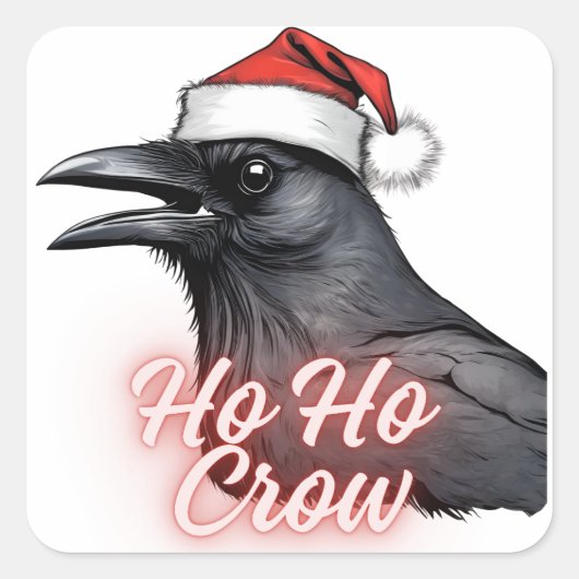 Ho Crow Christmas Crow Stickers (Voorkant)