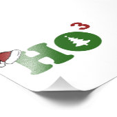 Ho Cubed Merry Kerstmis Foto Afdruk (Hoek)