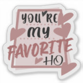 Ho favoriet sticker (Voorkant)