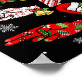 Ho Ho Asl Sign Language Deaf Pride Family Pajamas Poster (Hoek)