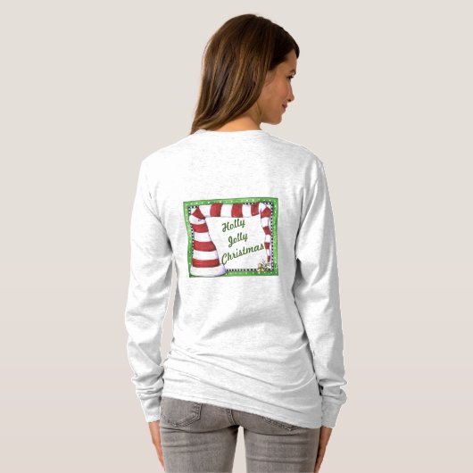 HO HO Christmas Sweat Shirt (Dos entier)