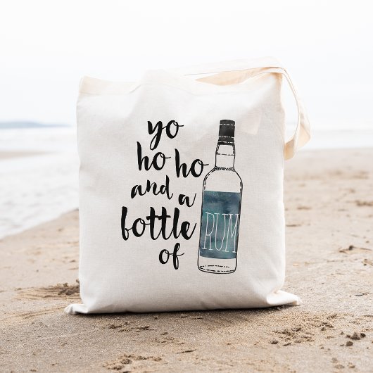 Ho Ho Fles Rum Canvas tas