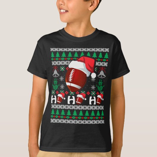 HO HO Football laid Christmas Sweat santa Hat (Devant)