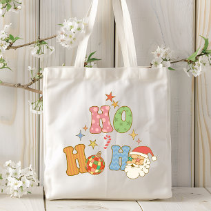 Ho Ho Groovy Vrolijk Kerstfeest Tote Bag