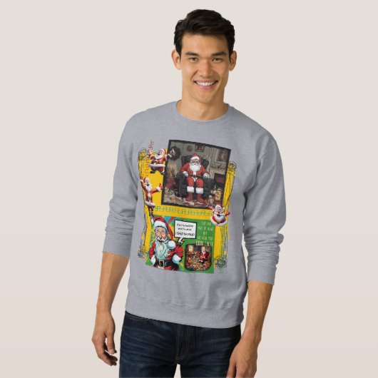 HO HO HELP sweatshirt (Voorkant volledig)
