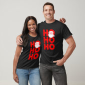 HO HO HO 3 Santa Claus Xmas T-shirt (Unisex)