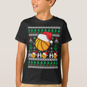HO HO HO Basketball laid Sweat de Noël père Noël H
