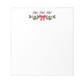 Ho ! Ho ! Ho ! Bloc-notes de Noël (Devant)