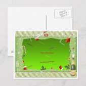 Ho ho ho briefkaart (Voorkant / Achterkant)