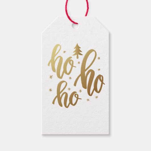 Ho Ho Ho Cadeaulabel (Voorkant)