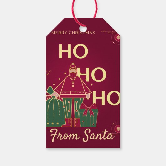 Ho ho ho  cadeaulabel (Voorkant)