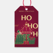 Ho ho ho  cadeaulabel (Achterkant)