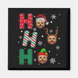 Ho Ho Ho Cairn Terrier Hondenliefhebber Kerstman E Magneet