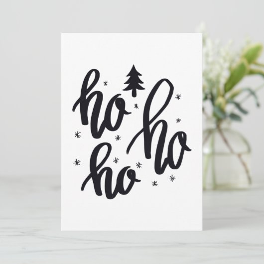 ho ho ho carte (Debout devant)