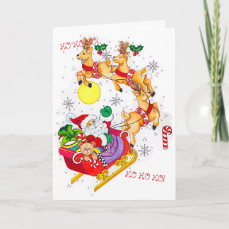Ho! Ho! Ho! Carte de Noël