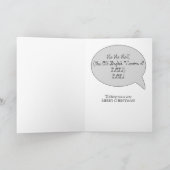 Ho! Ho! Ho! Carte de Noël (Intérieur)