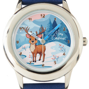 Ho-Ho-Ho ! C'est une Montre Enfants Renne