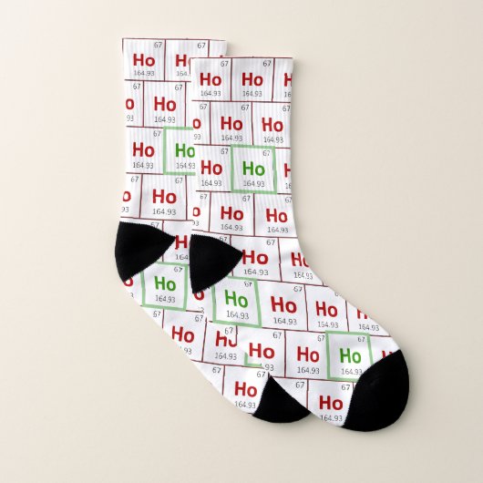 "Ho Ho Ho" chaussettes de Tableau périodique de (Paire)