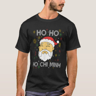 Ho Ho Ho Chi Minh Aziatische Vietnamese kerstman C T-shirt