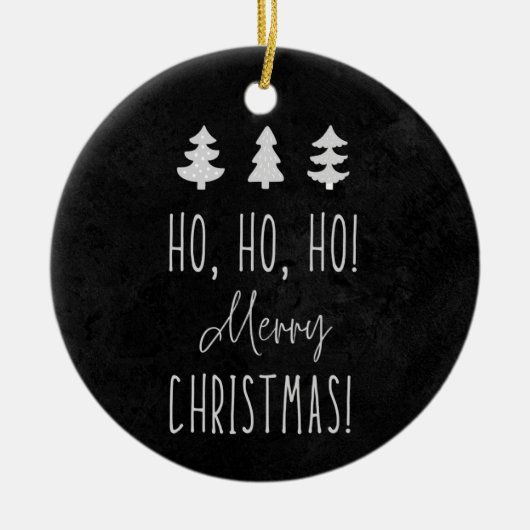 Ho, Ho, Ho! Christmas! Keramisch Ornament (Voorkant)