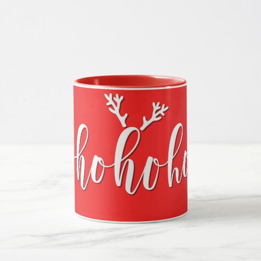HO HO HO Christmas  Mug (Centre)