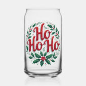 Ho Ho Ho Christmas Wreath Typography Design (Recto)