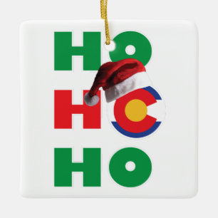 Ho Ho Ho Colorado Keramisch Ornament