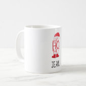 Ho ho ho comment Noël Personnaliser Mug (Devant gauche)