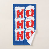 Ho Ho Ho conception de Noël (Serviette à main)