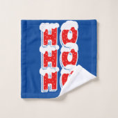 Ho Ho Ho conception de Noël (Gant de toilette)