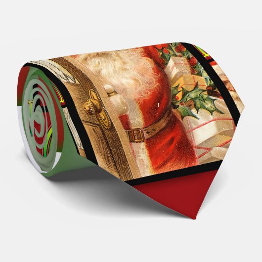 Ho Ho Ho cravate de Noël (Roulé)