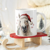 Ho Ho Ho ! Drôle Cheval Père Noël Mug