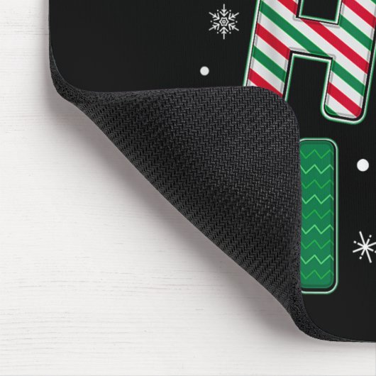 Ho Ho Ho Er Spaniel Hondenliefhebber Kerstman Elf Muismat (Hoek)