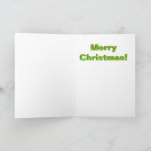 HO HO HO FEESTDAGEN KAART (Binnen)