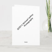 Ho Ho Ho Feestdagen Kaart (Achterkant)