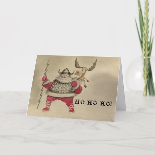 HO HO HO! FEESTDAGEN KAART (Voorkant)