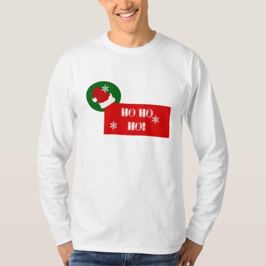HO HO HO! - feestdagen T-shirt (Voorkant)
