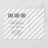 HO HO HO FEESTDAGENKAART (Achterkant)