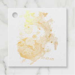 Ho Ho Ho! Foil Gift & Favor Tag