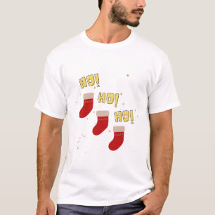 Ho ho ho fun Joyeux t-shirt design de Noël