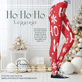 Ho-Ho-Ho Fun Noël Design Leggings