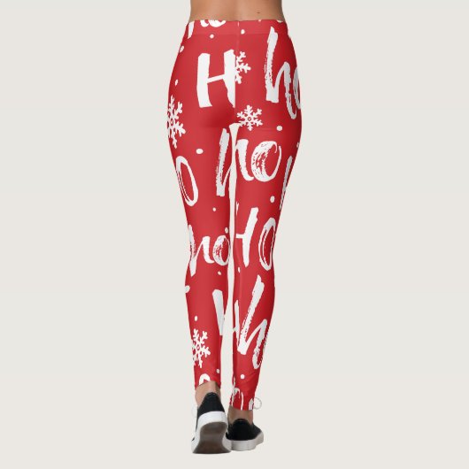 Ho-Ho-Ho Fun Noël Design Leggings (Dos)