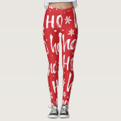 Ho-Ho-Ho Fun Noël Design Leggings (Devant)